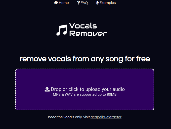 Remove Vocals | Make karaoke instrumentals for FREE !
